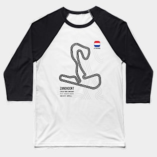 Netherlands Race Track Baseball T-Shirt